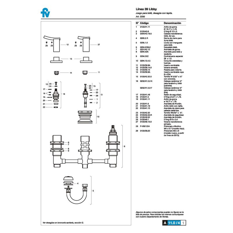 Griferia-para-Bidet-Fv-Libby