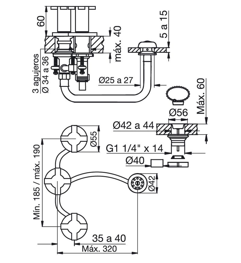 Griferia-para-Bidet-Fv-Alerce