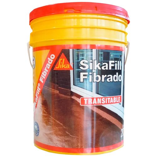 Membrana Líquida Blanca Acrílica SikaFill Fibrado Sika 20 Kg