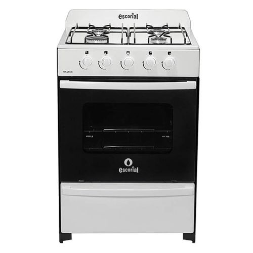 Cocina Multigas 4 Hornallas Blanca Escorial Master