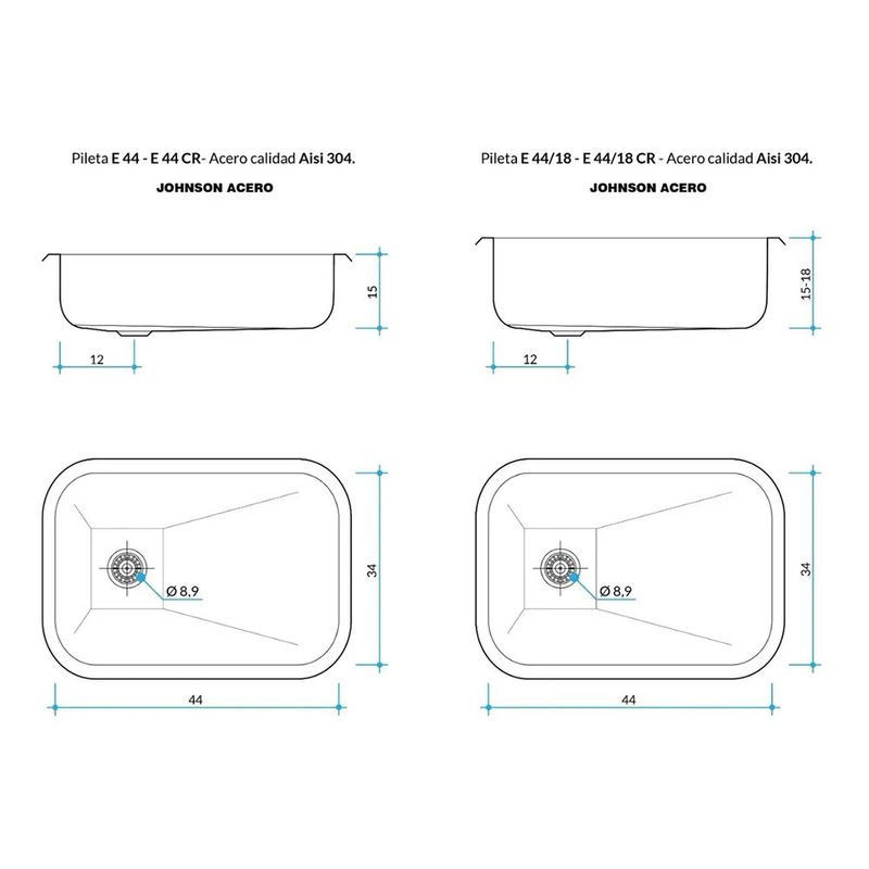 Pileta-Bacha-Cocina-Johnson-Acero-304-Simple-E44-18