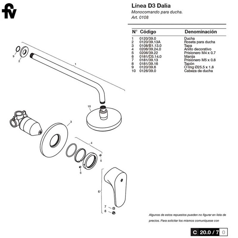 Despiece-Dalia-Ducha-Monocomando-108-D3