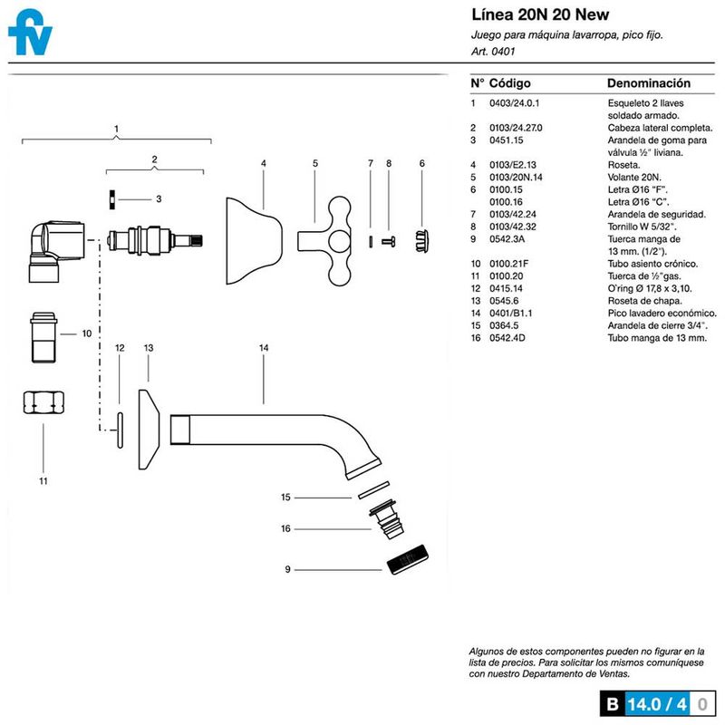Despiece-Griferia-New-Lavarropa-401-20