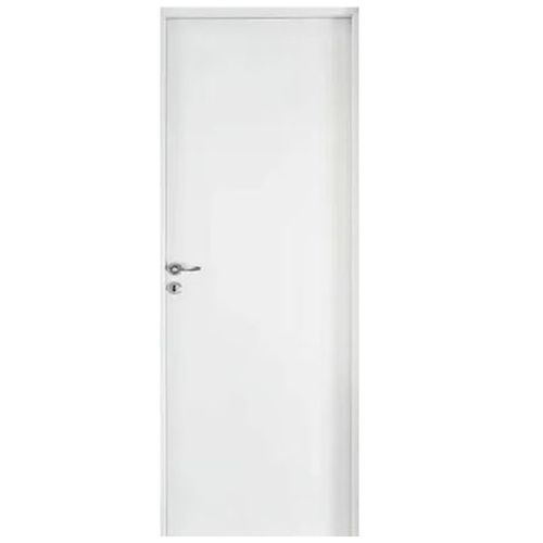 Puerta Interior Blanca 070x200 Marco Madera Derecha Oblak Practika