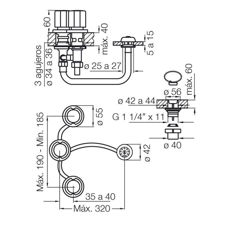 Esquema-Griferia-Bidet-Allegro-295-15