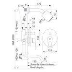 esquema-Griferia-Ducha-Monocomando-Arizona-106-b1