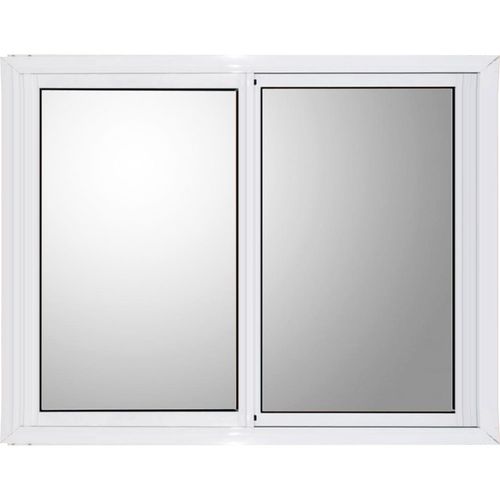 Ventana Aluminio Blanco 120x100 Vidrio Entero Herfasa