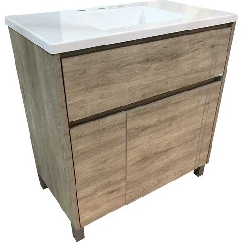 Vanitory de Pie Melamina Caju Schneider Nature V60NA