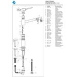 Despiece-Griferia-Cocina-Monocomando-Temple-411-c7