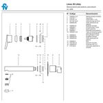 Despiece-Griferia-Lavatorio-monocomando-Pared-Libby-206-39