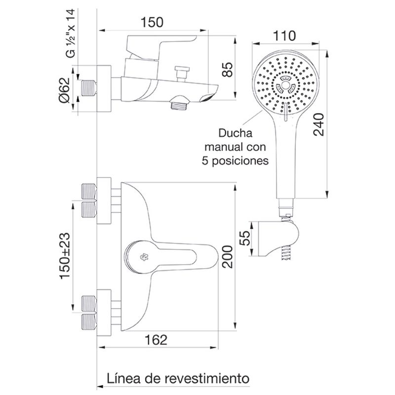 Esquema-Griferia-Ducha-Monocomando-Puelo-310-B5