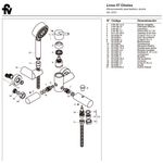 despiece-Griferia-Ducha-Monocomando-Cibeles-310-97