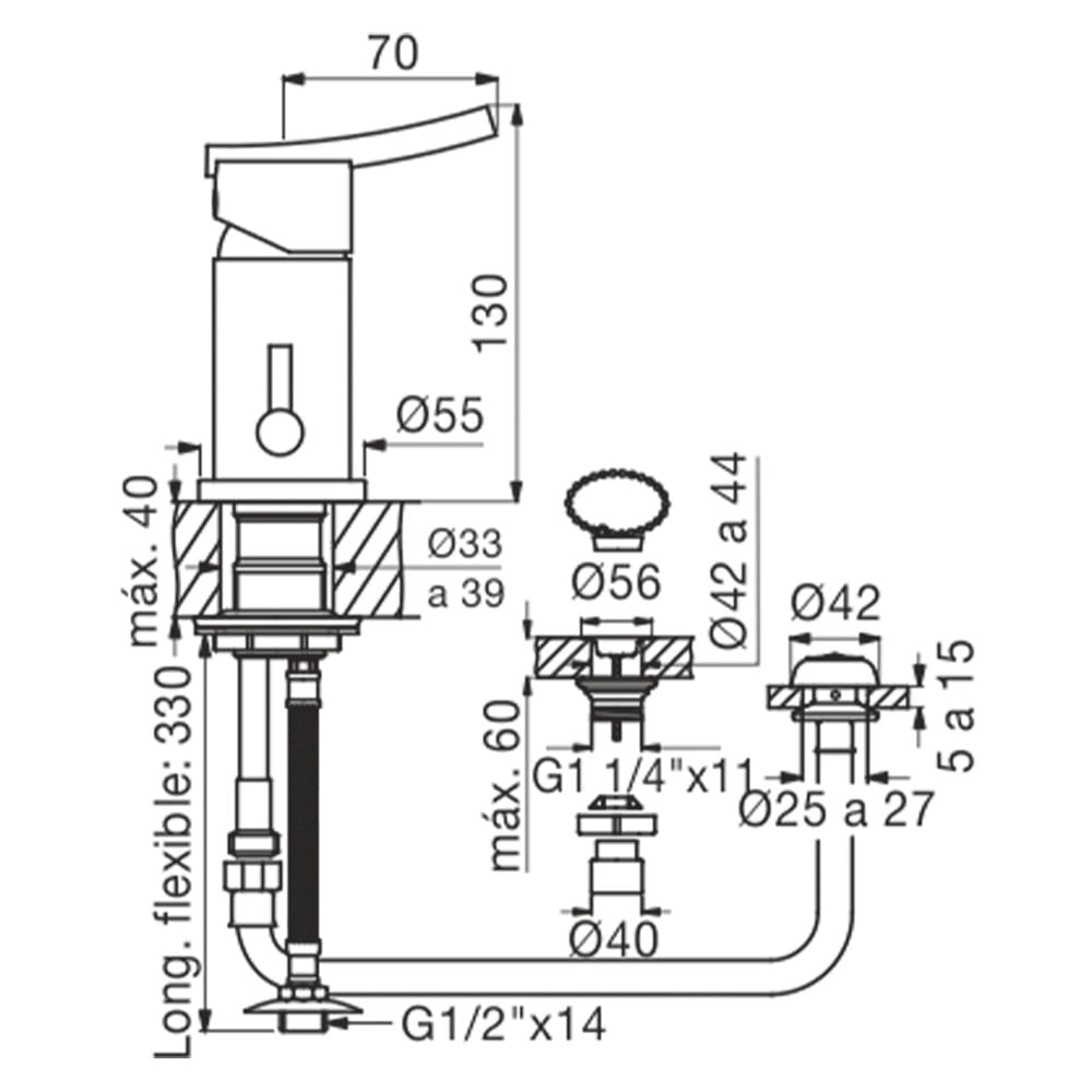 Monocomando fv libby hot sale