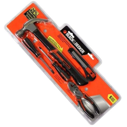 Juego de Herramientas 5 Piezas Black+Decker HDT51-907-LA