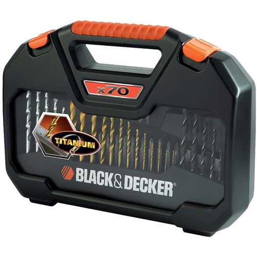 Set Mechas y Puntas 70 Piezas Black+Decker A7184-XJ