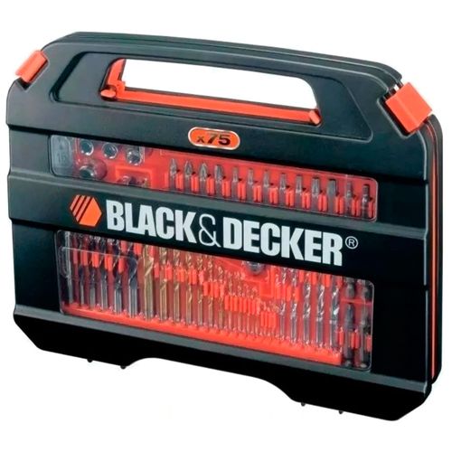 Set Mechas y Puntas 75 Piezas Black+Decker A7153-XJ
