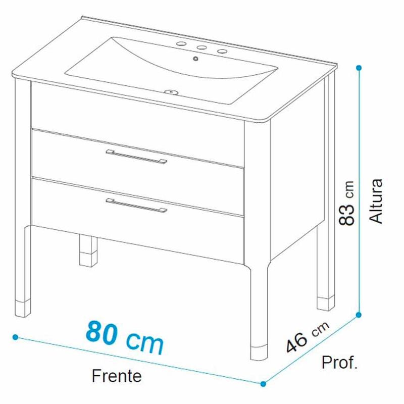 Vanitory-Curve-Blanco-80cm