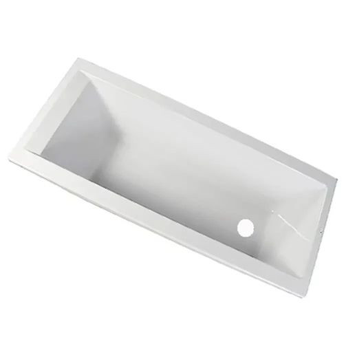 Bañera Acrílica Blanca Bagnara Recta 1.70 Mt