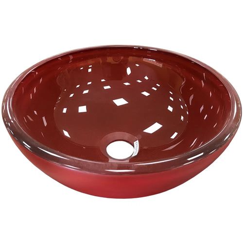 Bacha de Apoyar Homesistem Redonda Roja HWQG-1 305R