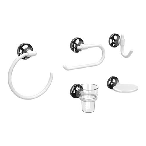 Accesorios Para Baño Estalgrif Serena Cromo 6 Piezas
