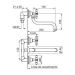 griferia-cocina-pared-pico-bajo-fv-newport-403-esquema