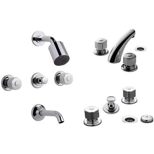 Kit de Grifería Para Baño Fv Arizona Cromo 0900.03