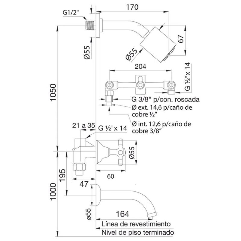 griferia-ducha-newport-fv-cromo-103b2p-esquema