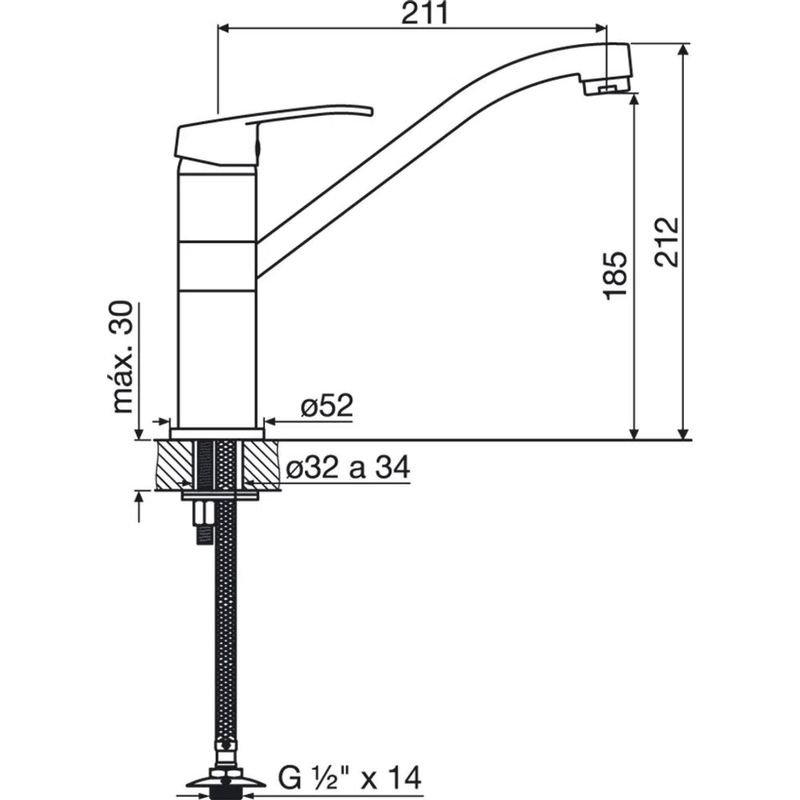 griferia-cocina-monocomando-arizona-fv-cromo-41102-esquema