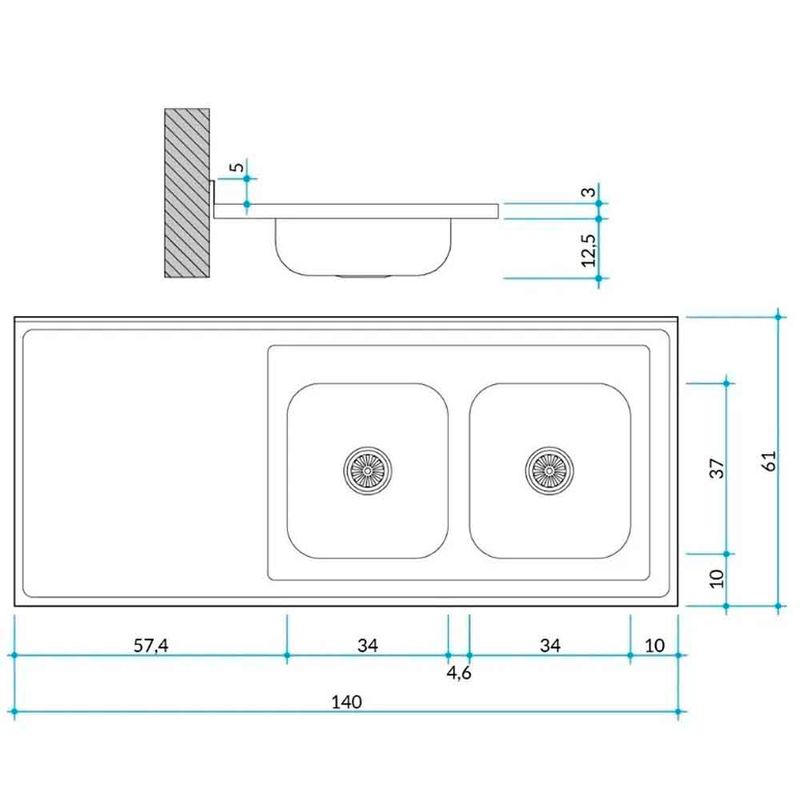 mesada-cocina-bacha-doble-140-derecha-johnson-cc37-esquema