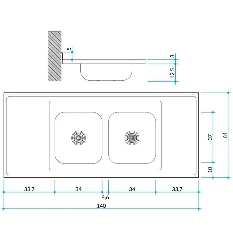 mesada-cocina-bacha-doble-140-centro-johnson-cc37-esquema