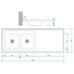 mesada-cocina-bacha-doble-160-izquierda-johnson-cc37-esquema