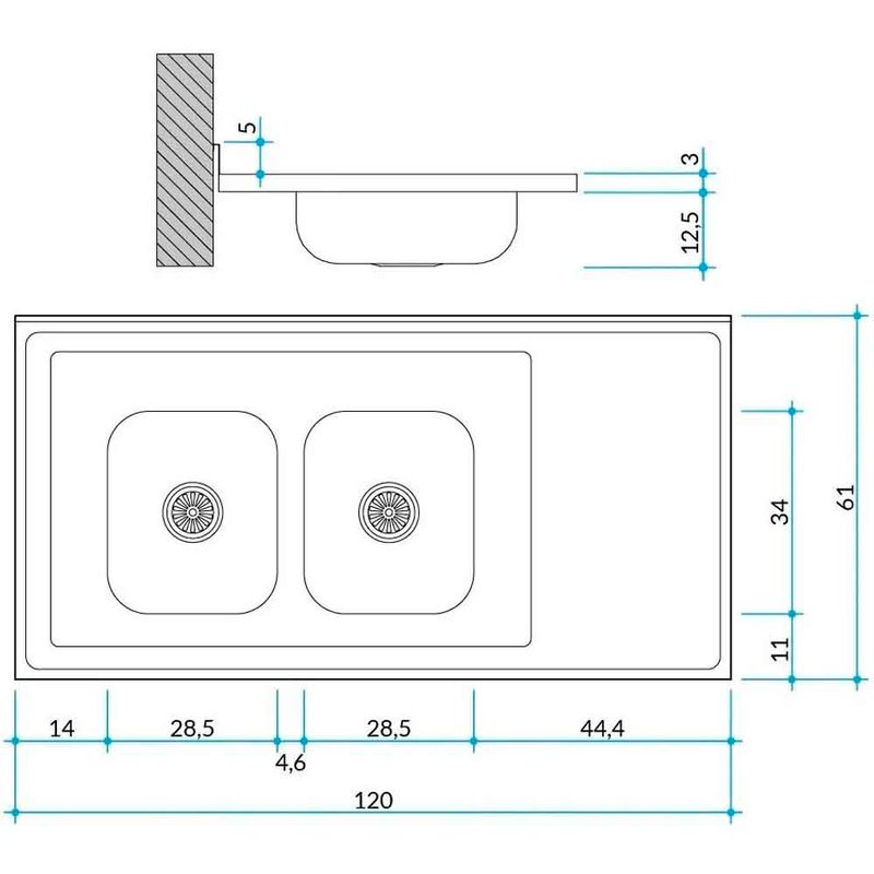 mesada-cocina-bacha-doble-120-izquierda-johnson-cc28-esquema