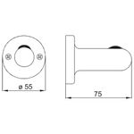 accesorio-bano-percha-allegro-fv-cromo-16615-esquema