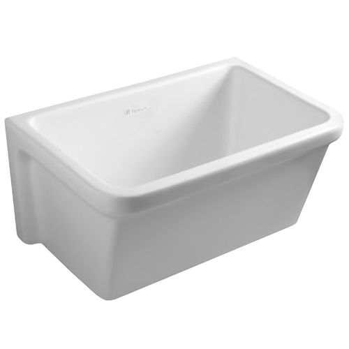 Pileta de Lavadero con Fregadero Blanco Ferrum PFC