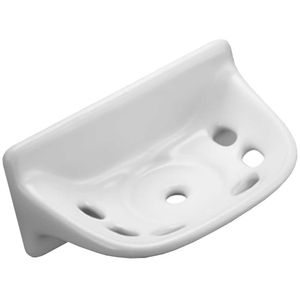 Porta Vaso y Cepillos Baño Embutir Ferrum Clásico Bco AVS2C