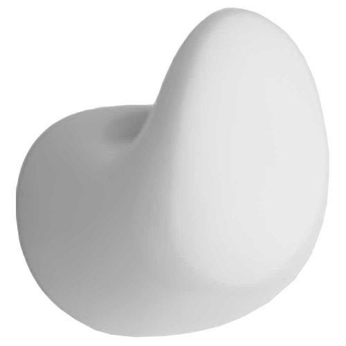 Percha Simple Accesorio Baño de Pegar Ferrum Fix Blanco APF3