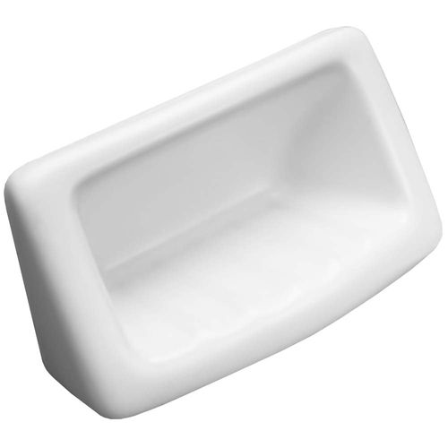 Jabonera Accesorio Baño Embutir Ferrum Clásico Blanco ABZ1C
