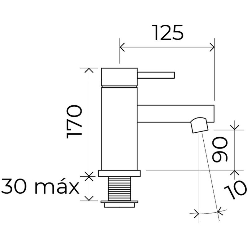 GriferiaLavatorioAronaBlack