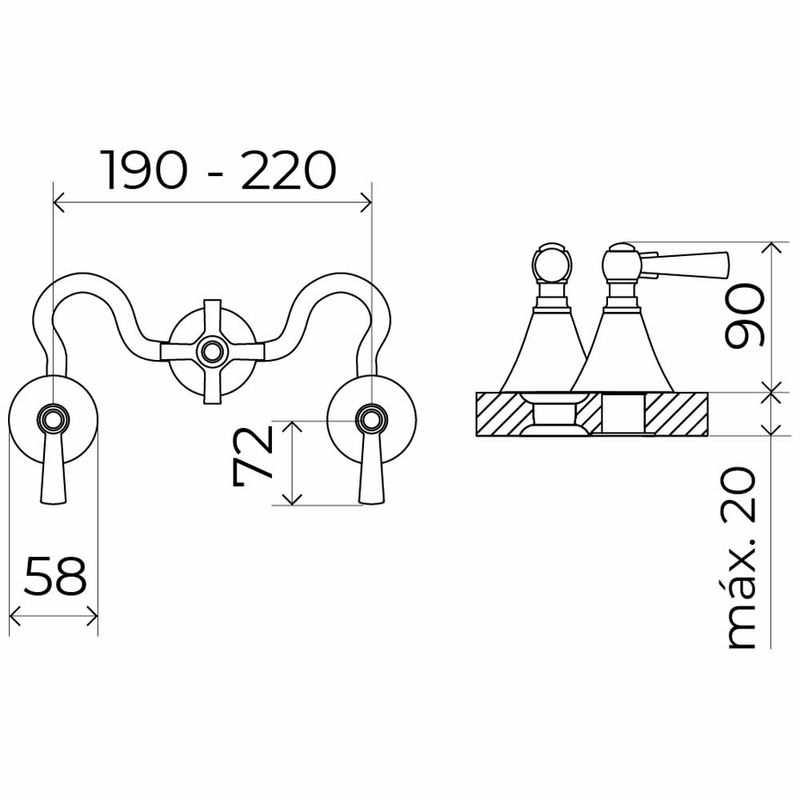 GriferiaBidetElevenLeverEstalgrif
