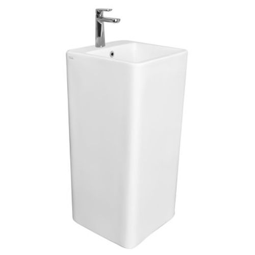 Lavatorio Pedestal Ferrum Milos Cuadrado LKP15-B