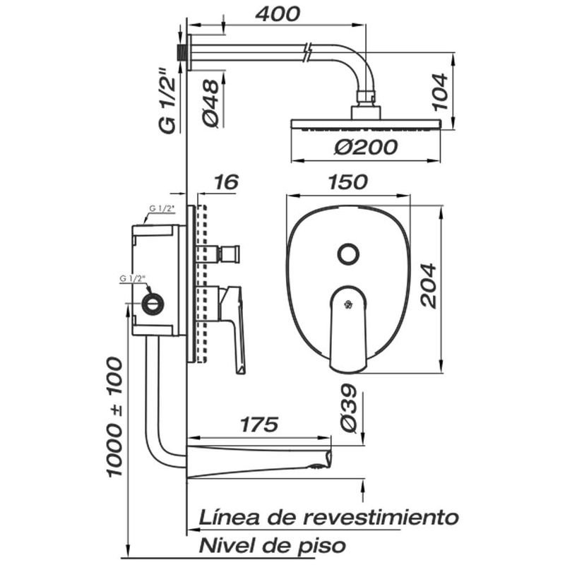 griferia-ducha-monocomando-aromo-fv-negro-106-d8-esquema