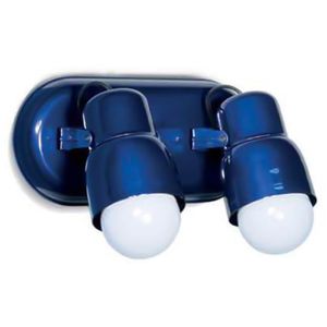 Aplique 2 Luces Base Oval Azul San Justo LR8120-24