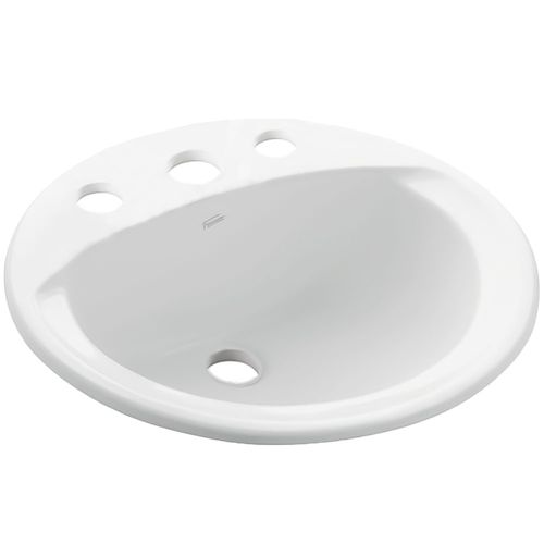 Bacha Sobre Mesada Blanco Ferrum 3Ag Oval LO8F