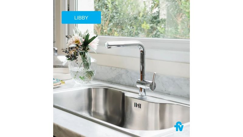 Griferia para Cocina Monocomando y Tactil Fv Libby Cromo 411.04 39E Construya Bercovich lo ayuda Bercovich