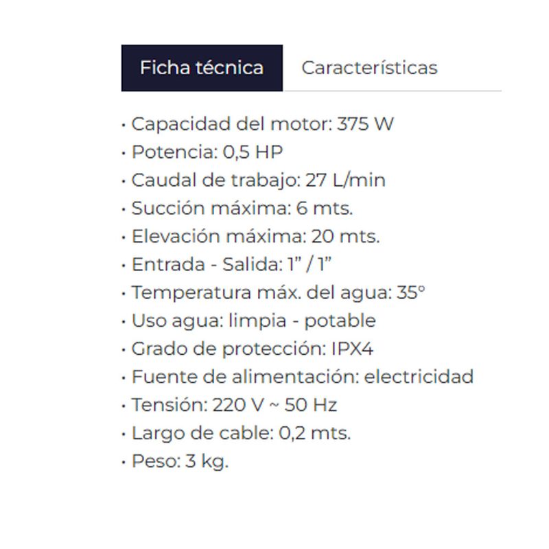 bomba-periferica-lusqtoff-caracteristicas