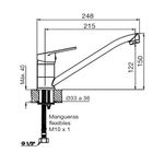 Griferia-Cocina-Cromo-Fv-Compacta-411.01-M4-esquema