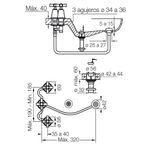 Griferia-Bidet-Cromo-Cruz-Fv-Chess-295-84-esquema