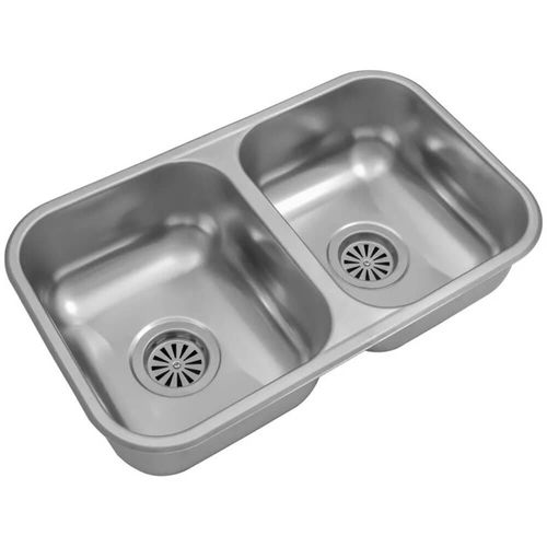 Pileta Bacha Cocina Johnson Acero 430 Doble CC28