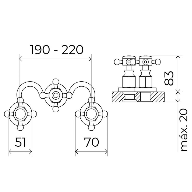 Griferia-de-Bidet-Platinum-Haaz-Vintage-esquema