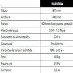 Lavavajillas-Whirlpool-9-Cubiertos-WLE09BW-ficha-tecnica